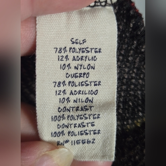 Olsenboye Boho Cottagecore Hooded Toggle Close Cardigan, Small - Picture 4 of 4